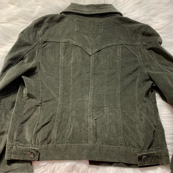 be-girl green corduroy classic fit fashion jacket size xl juniors - Picture 12 of 15